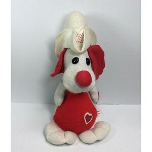 Vintage 1981 Kamar Snocks Hound Dog w/hat Plush‎ 12in Stuffed Animal Toy